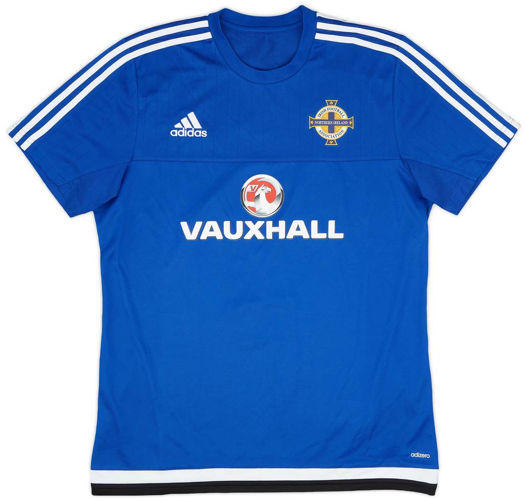 2015-16 Northern Ireland adidas Training Shirt - 9/10 - (L)