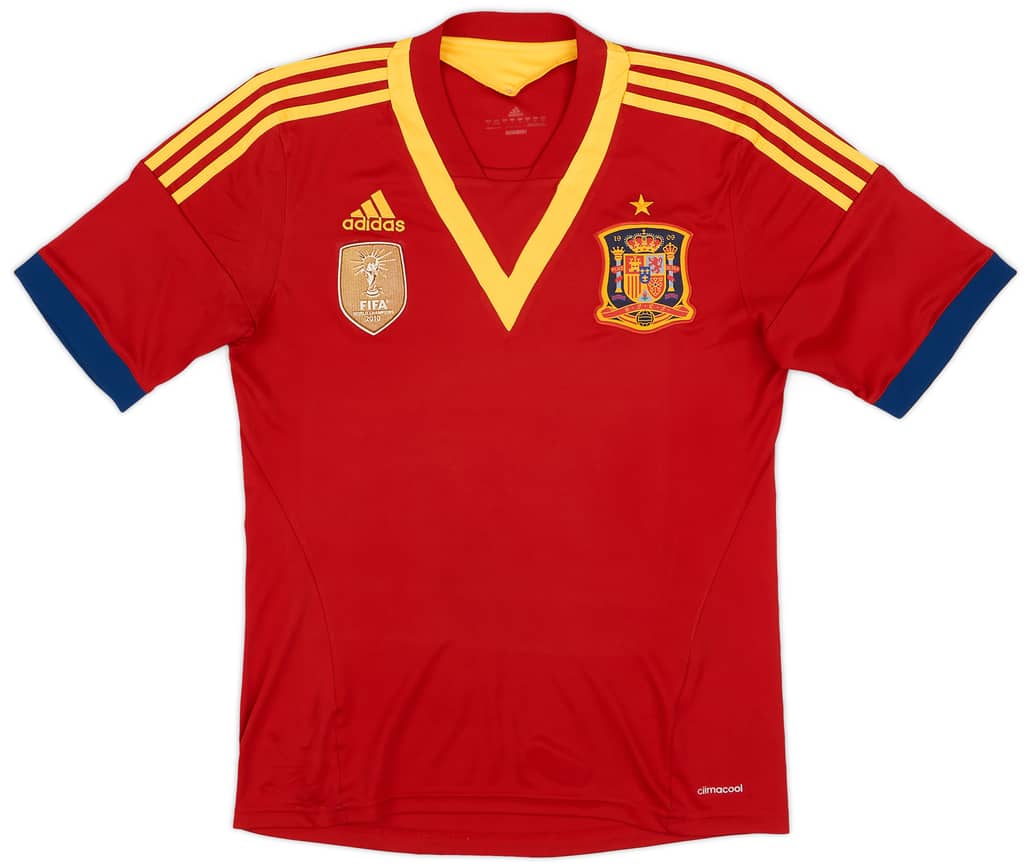 2013 Spain Confederation Cup Home Shirt - 6/10 - (S)