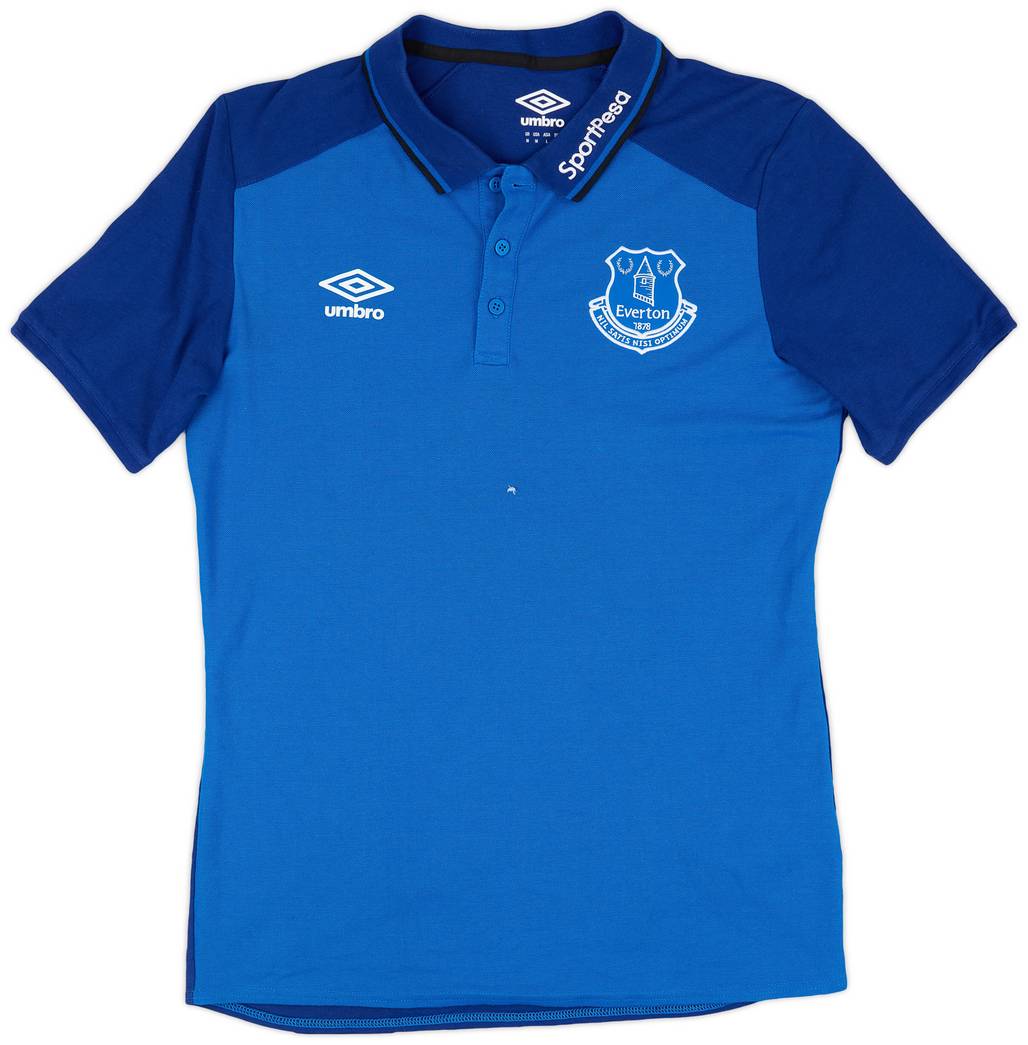 2019-20 Everton Umbro Polo Shirt - 9/10 - (M)