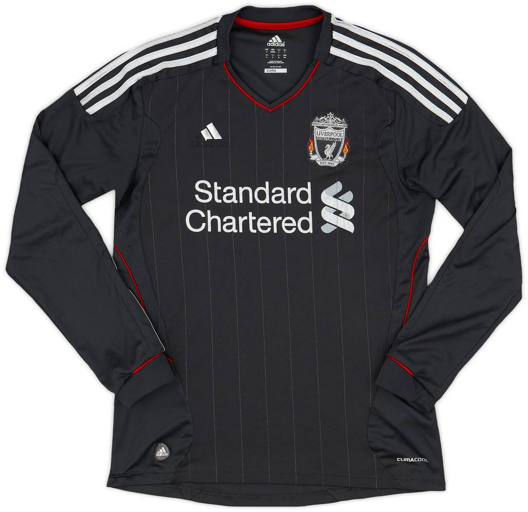 2011-12 Liverpool Away L/S Shirt - 4/10 - (S)