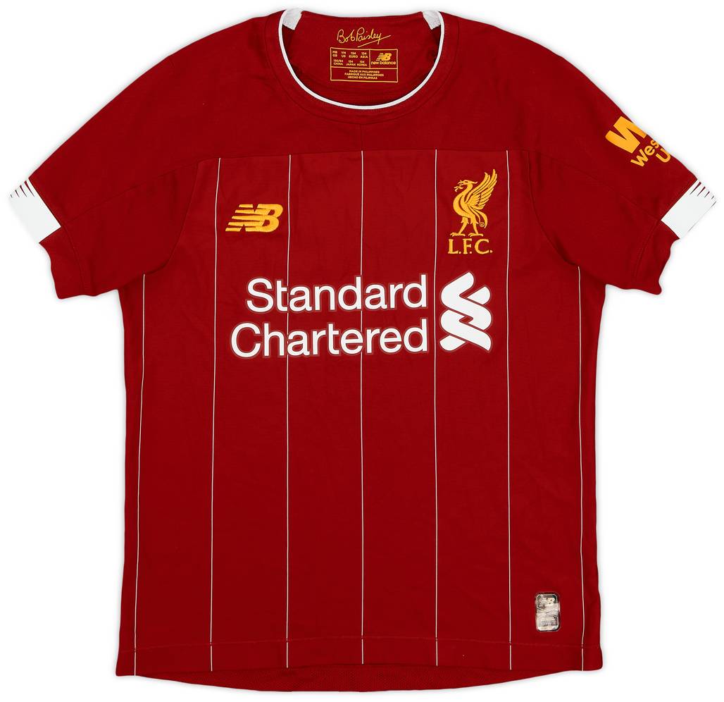 2019-20 Liverpool Home Shirt - 9/10 - (M.Boys)