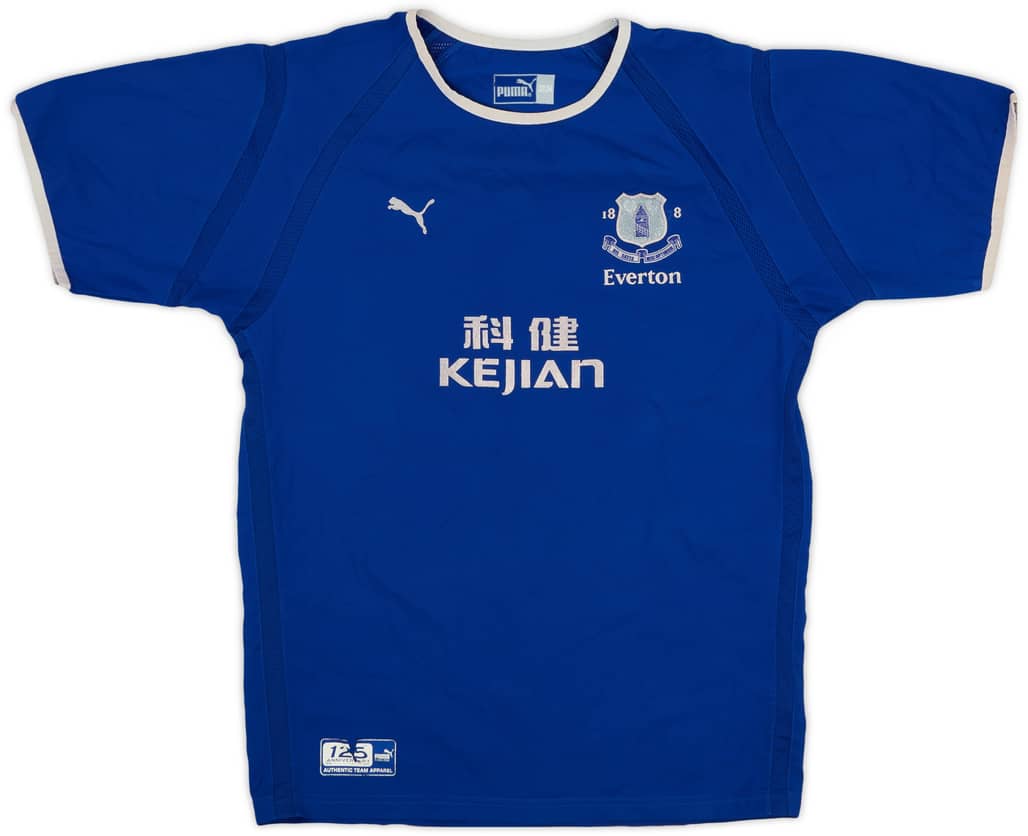 2003-04 Everton Home Shirt - 4/10 - (XL.Boys)