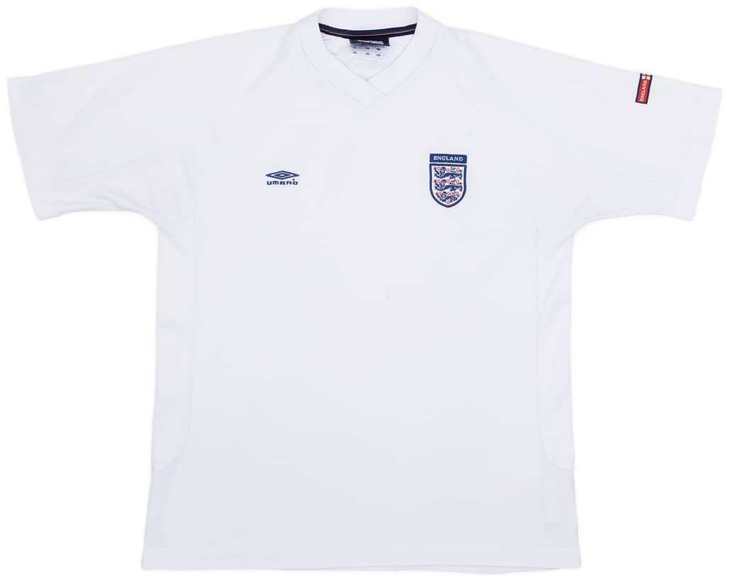 2000-02 England Umbro Polo Shirt - 5/10 - (L)