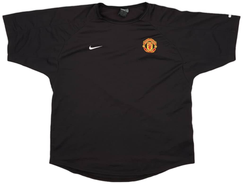 2002-03 Manchester United Nike Training Shirt - 9/10 - (L)