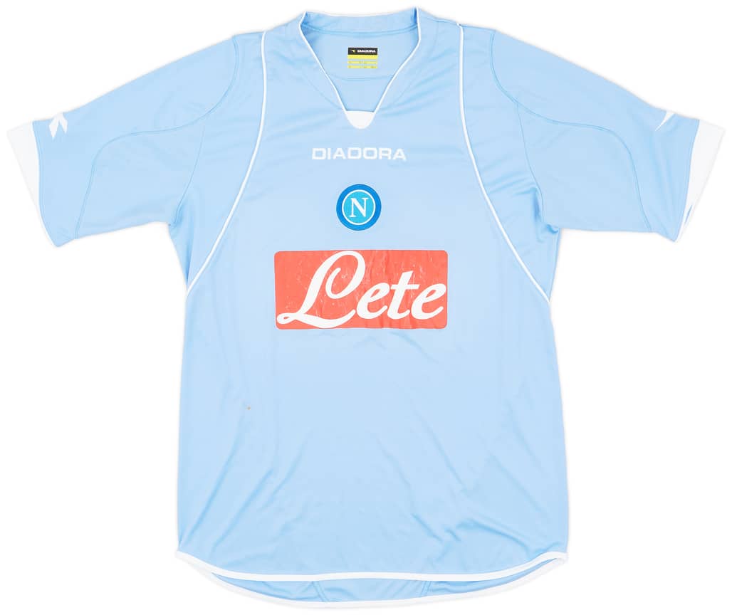 2007-08 Napoli Home Shirt - 6/10 - (L)