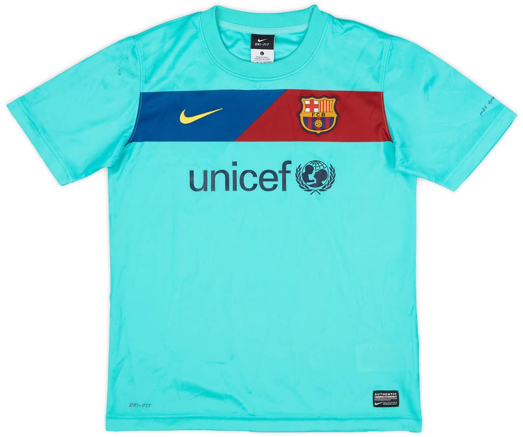 2010-11 Barcelona Away Shirt - 6/10 - (L.Boys)