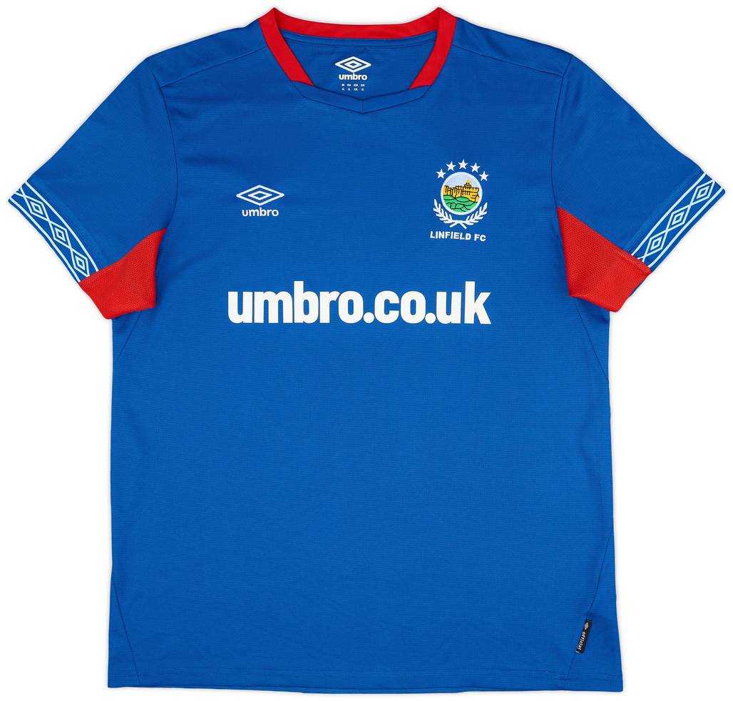 2019-20 Linfield Home Shirt - 8/10 - (XL)