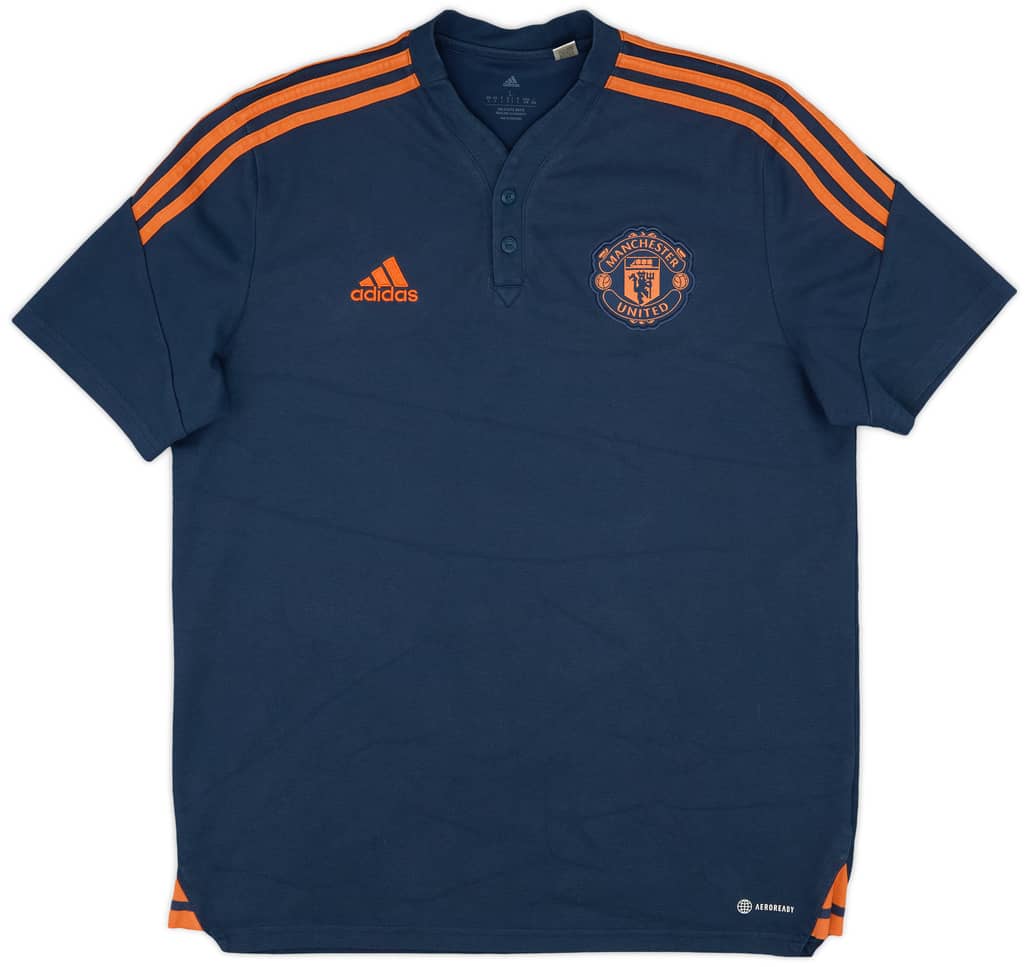 2022-23 Manchester United adidas Polo Shirt - 8/10 - (L)