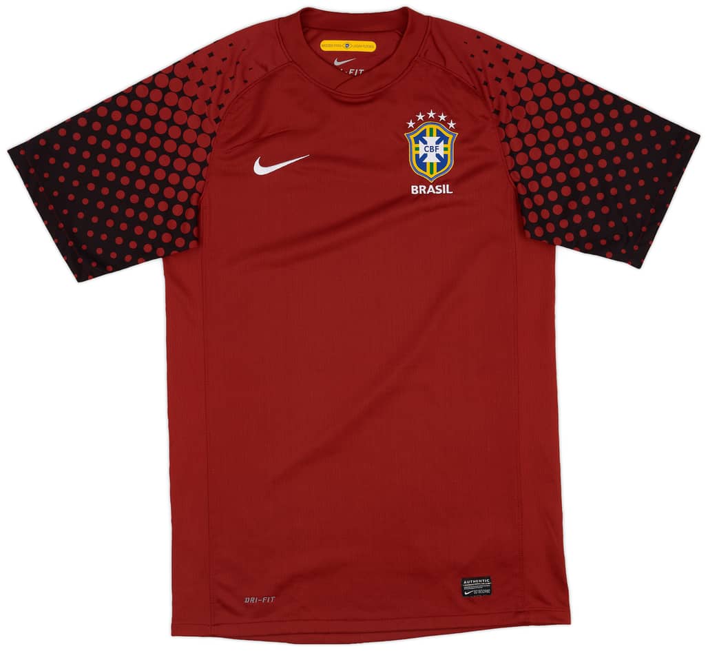 2010-11 Brazil S/S GK Shirt - 8/10 - (S)