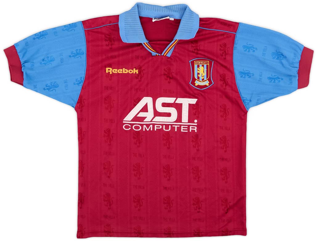 1995-97 Aston Villa Home Shirt - 8/10 - (S)