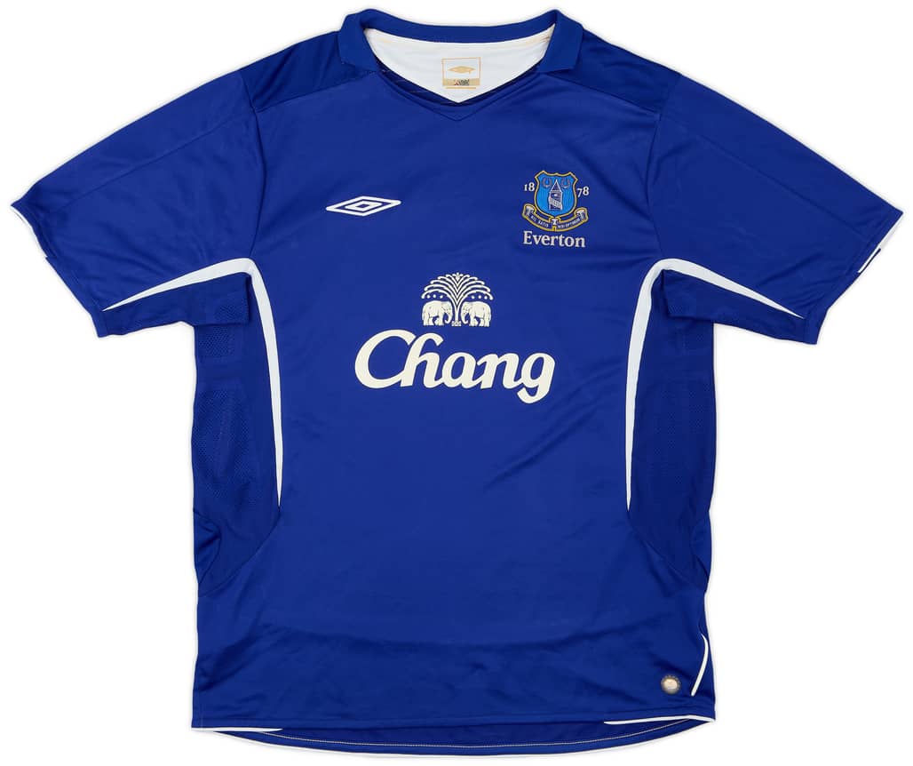 2005-06 Everton Home Shirt - 7/10 - (L)