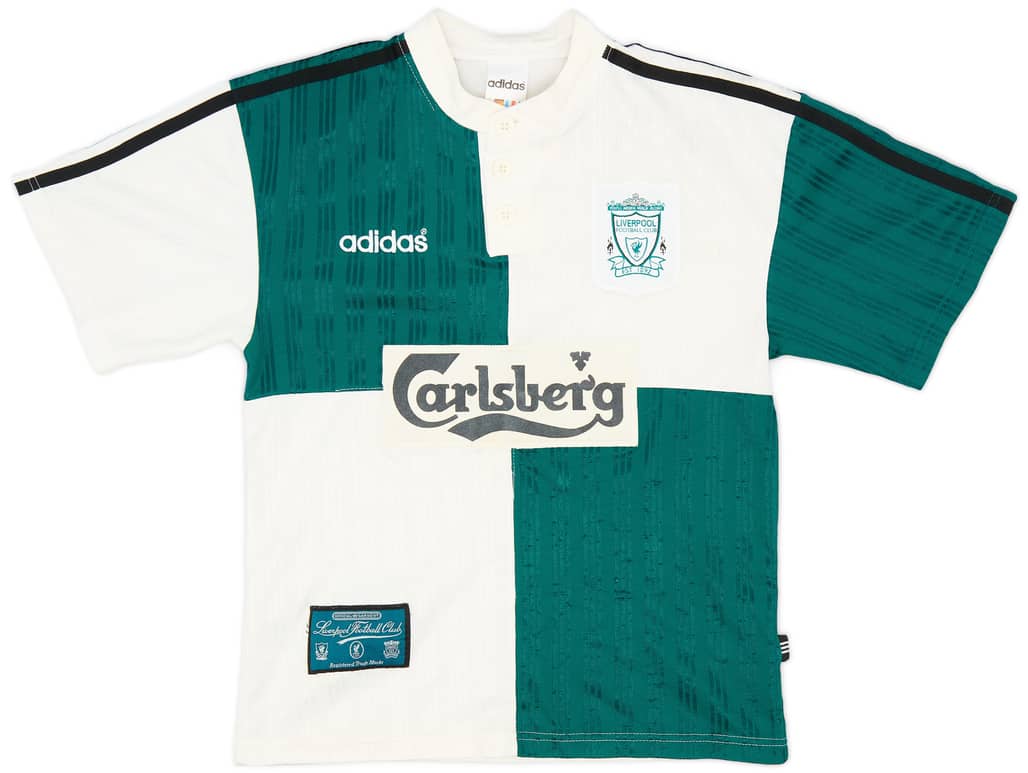 1995-96 Liverpool Away Shirt - 5/10 - (S.Boys)