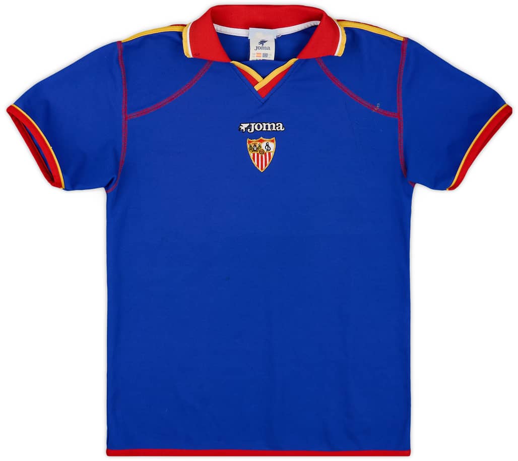 2001-02 Sevilla Third Shirt - 8/10 - (XL.Boys)