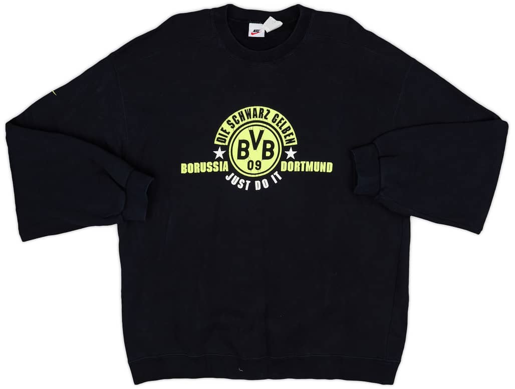 1995-96 Borussia Dortmund Nike Sweat Top - 6/10 - (XL)