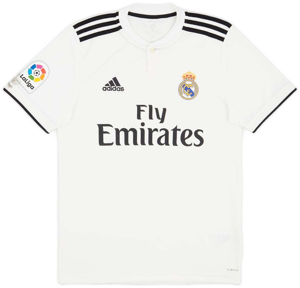 2018-19 Real Madrid Home Shirt - 8/10 - (S)
