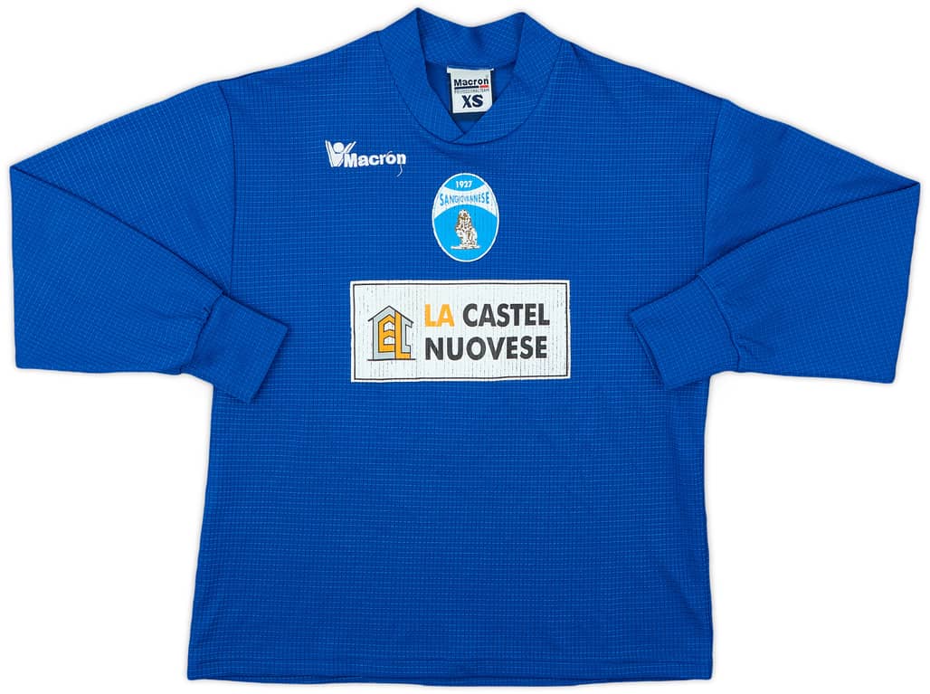 2000-01 Sangiovannese Macron Training L/S Shirt - 4/10 - (XS)