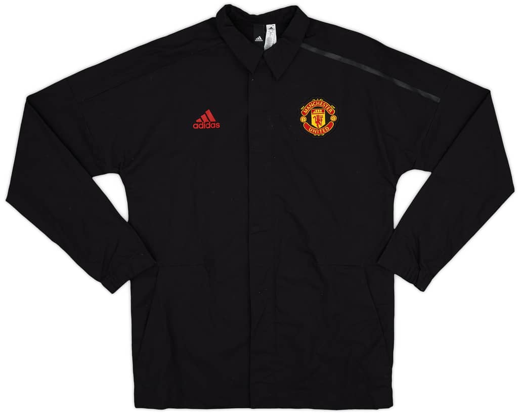 2017-18 Manchester United adidas Coach Jacket - 8/10 - (S)