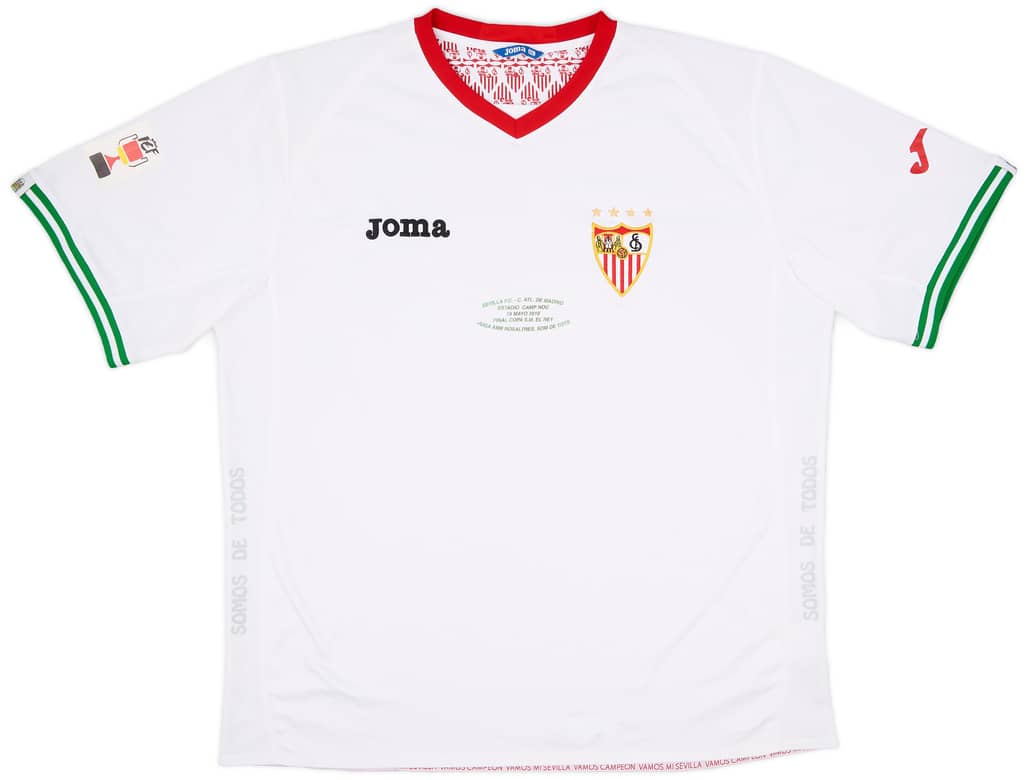 2009-10 Sevilla Copa Del Rey Home Shirt - 7/10 - (XXL)