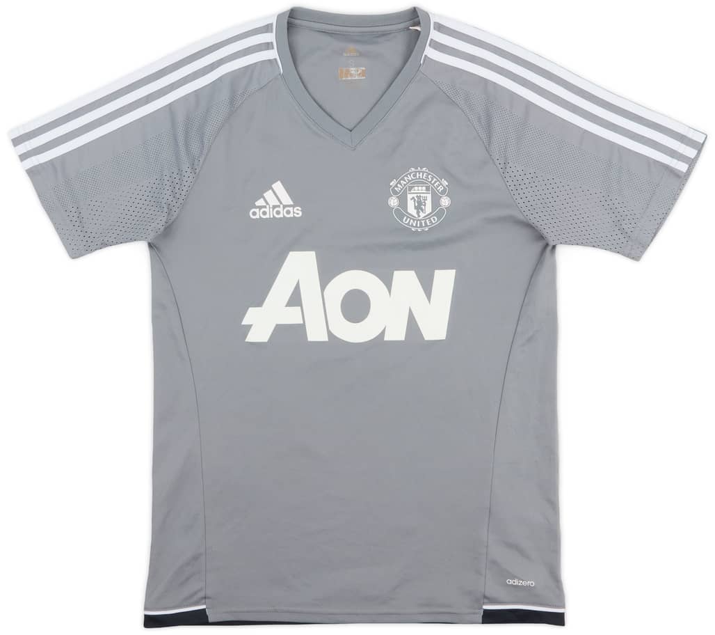 2017-18 Manchester United adidas Training Shirt - 8/10 - (S)