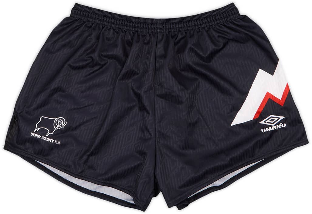 1991-93 Derby County Home Shorts - 8/10 - (L)