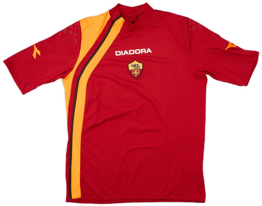 2005-06 Roma Home Shirt - 8/10 - (L)