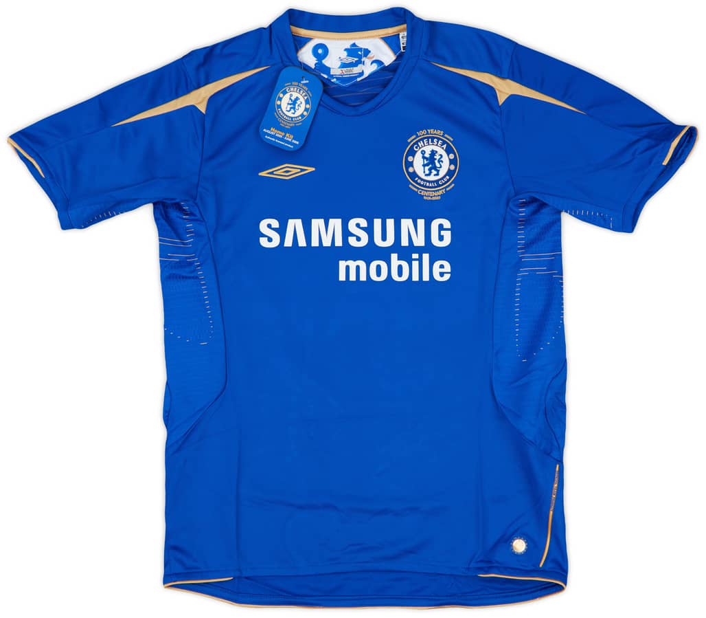 2005-06 Chelsea Centenary Home Shirt (L.Boys)