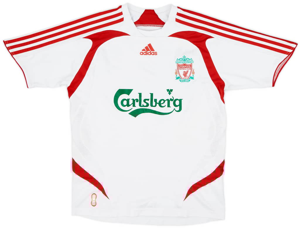 2007-08 Liverpool Away Shirt - 6/10 - (L.Boys)