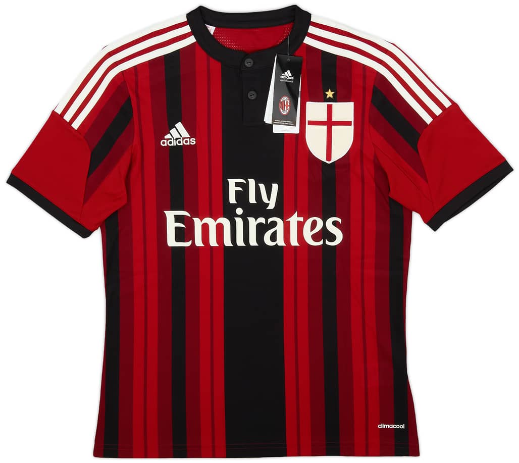 2014-15 AC Milan Home Shirt (XL.Boys)