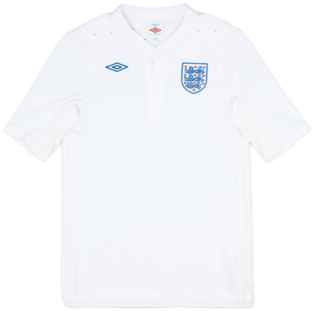 2010-11 England Home Shirt - 9/10 - (XL.Boys)