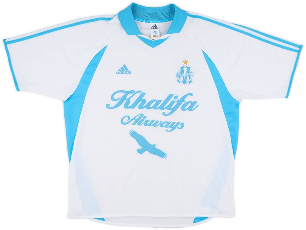 2001-02 Olympique Marseille Home Shirt - 8/10 - (XL)