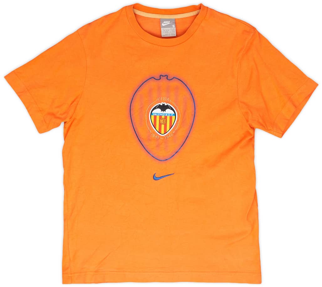2007-08 Valencia Nike Cotton Tee - 9/10 - (S)