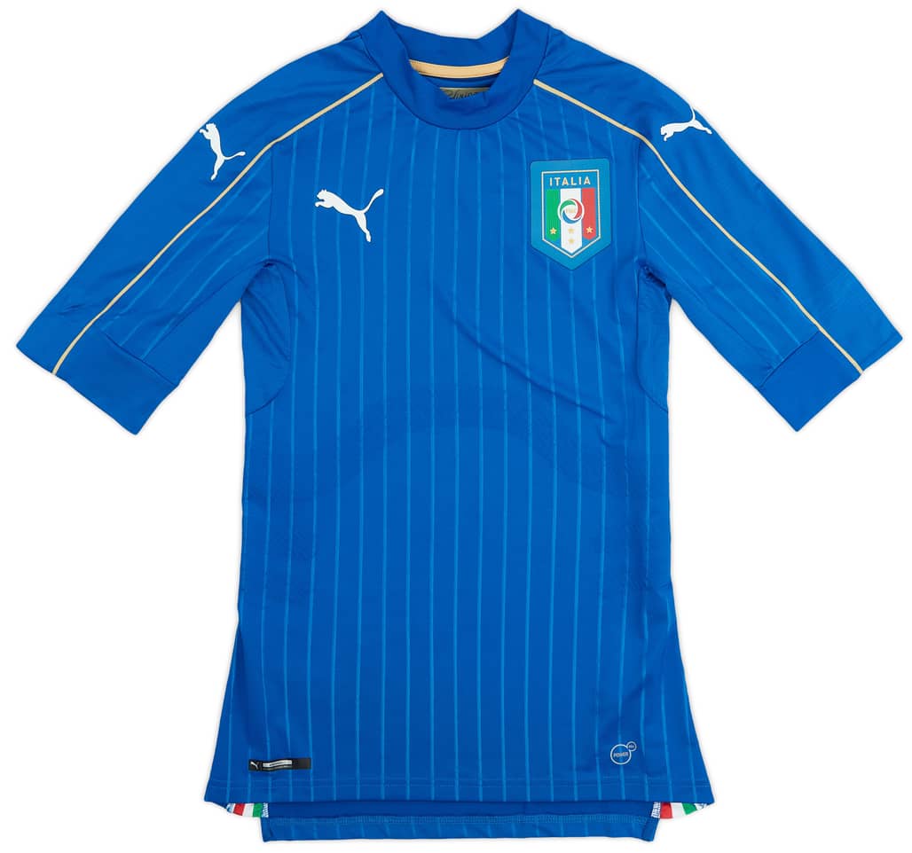 2016-17 Italy Player Issue Home Shirt - 10/10 - (S)