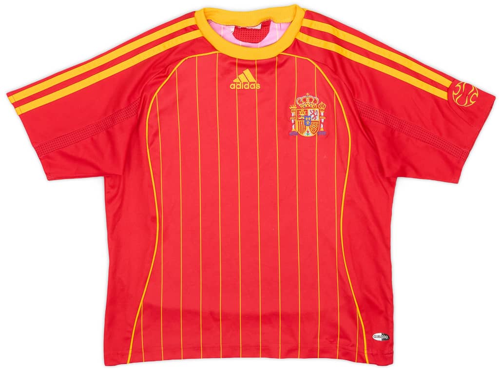 2006-08 Spain Home Shirt - 8/10 - (4-5Y)