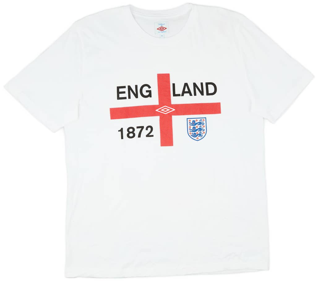 2011-12 England Umbro Graphic Tee - 8/10 - (XL)