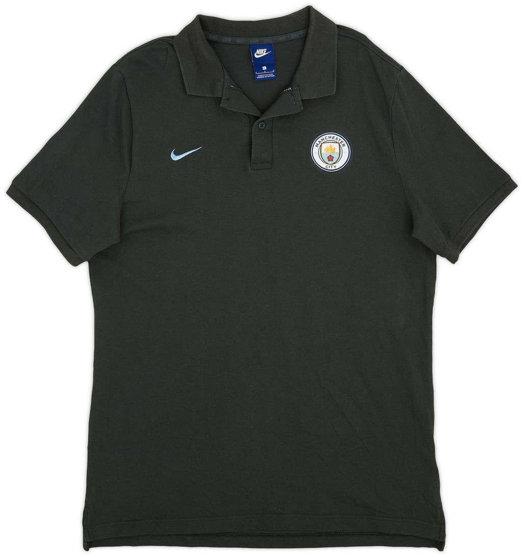 2017-18 Manchester City Nike Polo Shirt - 9/10 - (L)