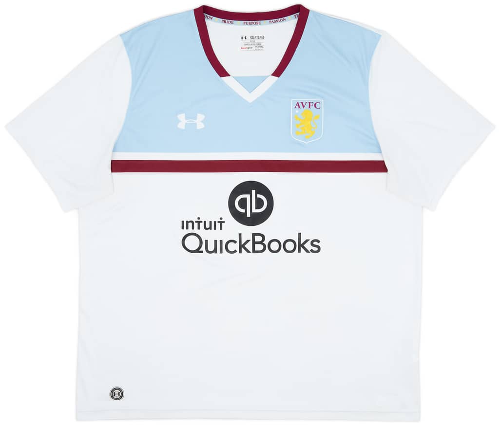 2016-17 Aston Villa Away Shirt - 8/10 - (4XL)