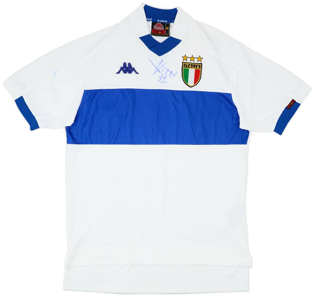 1998-00 Italy Signed Away Shirt - 7/10 - (M)