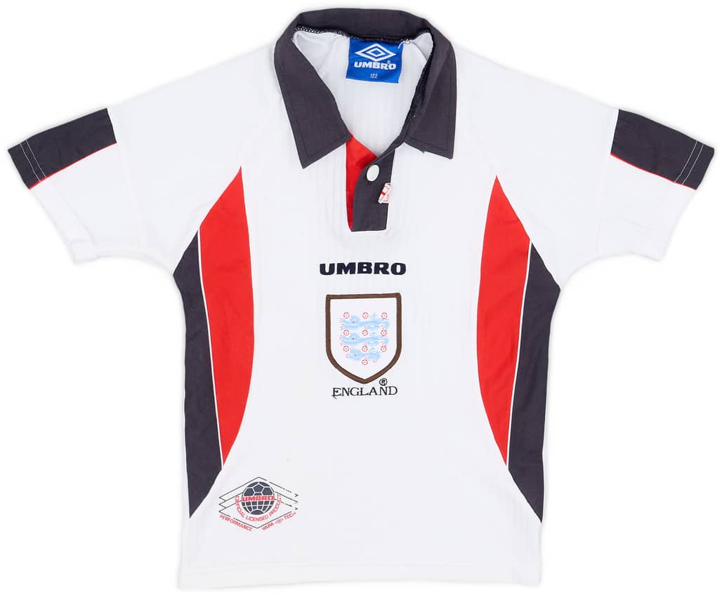 1997-99 England Home Shirt - 6/10 - (XS.Boys)
