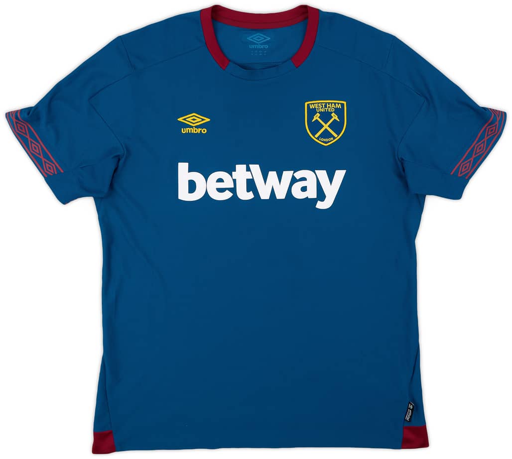 2018-19 West Ham Away Shirt - 9/10 - (XL)
