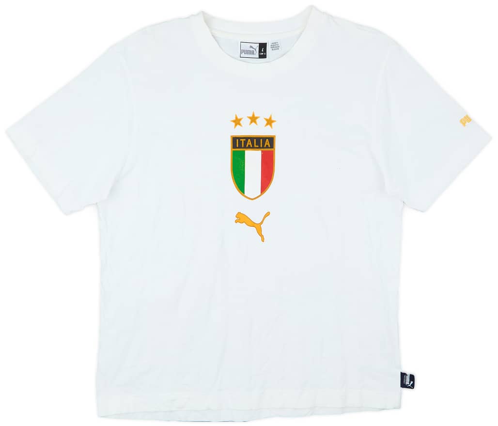 2004-05 Italy Puma Cotton Tee - 8/10 - (L)