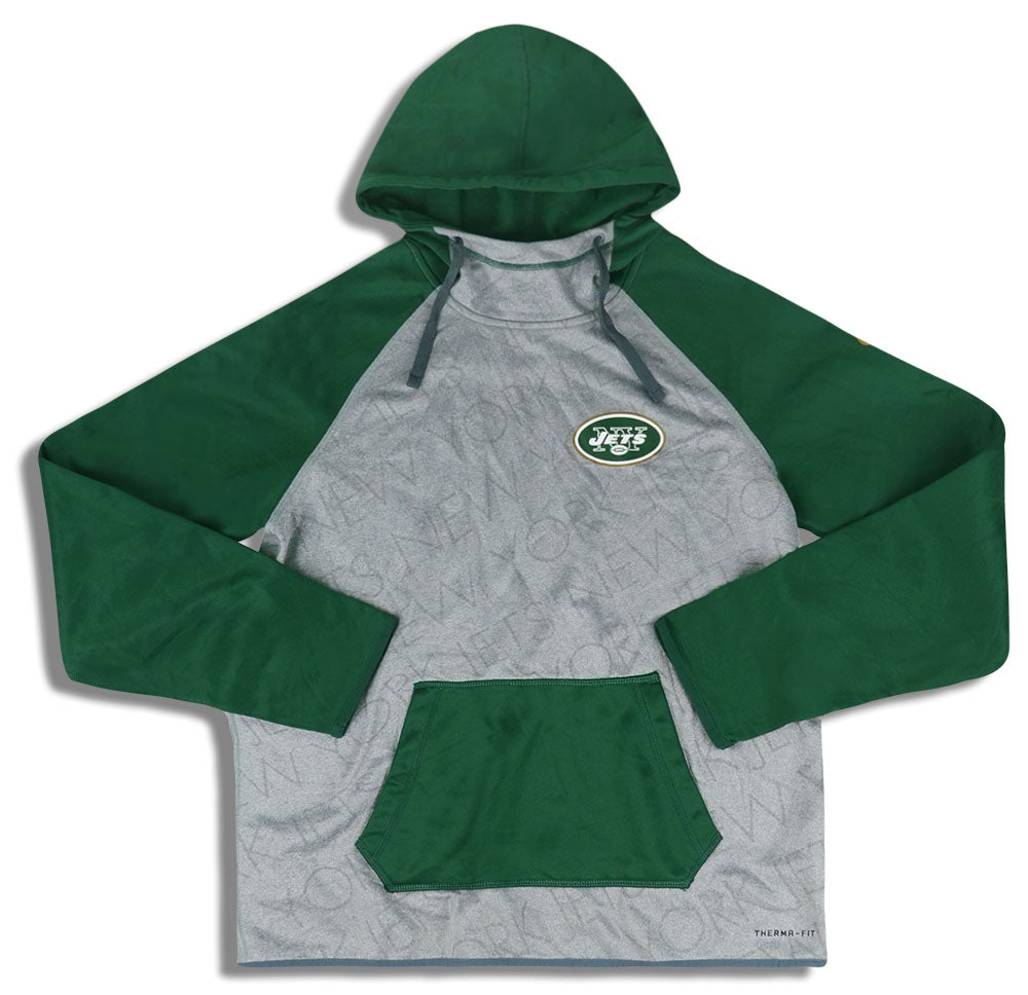 2010s New York Jets Nike Hooded Sweat Top M