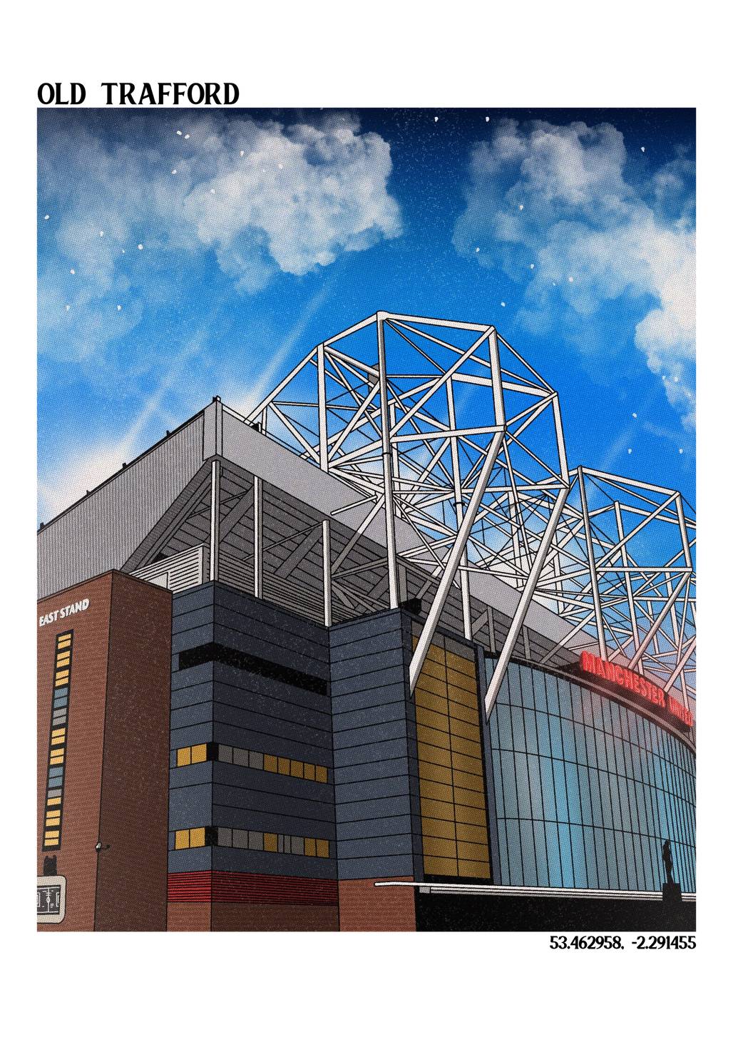 Old Trafford A3 Print/Poster