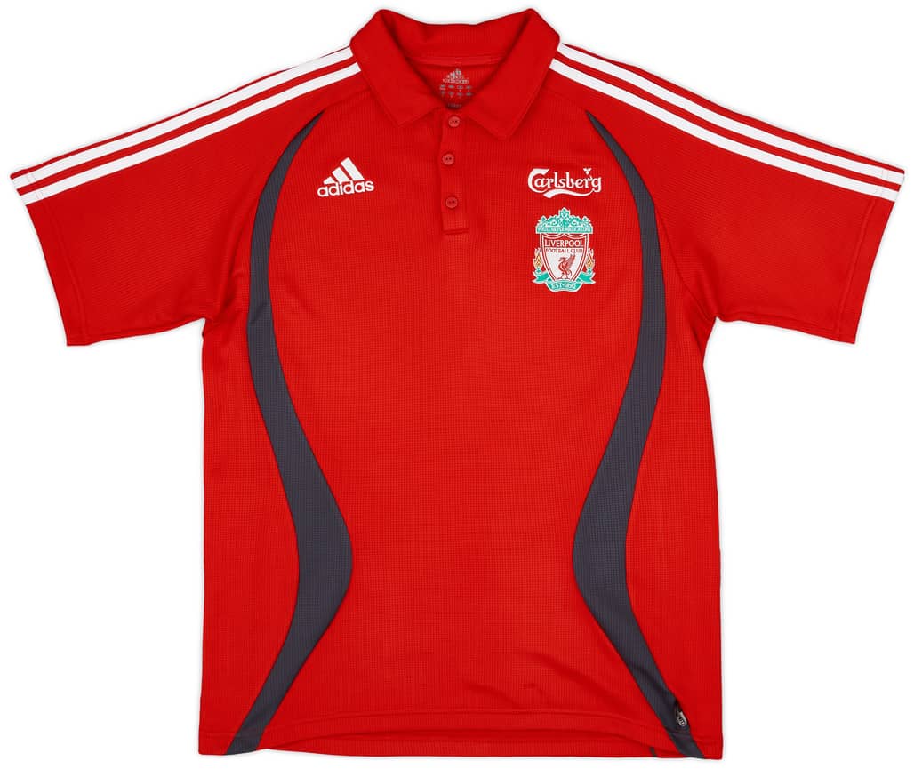 2006-07 Liverpool adidas Polo Shirt - 9/10 - (M)
