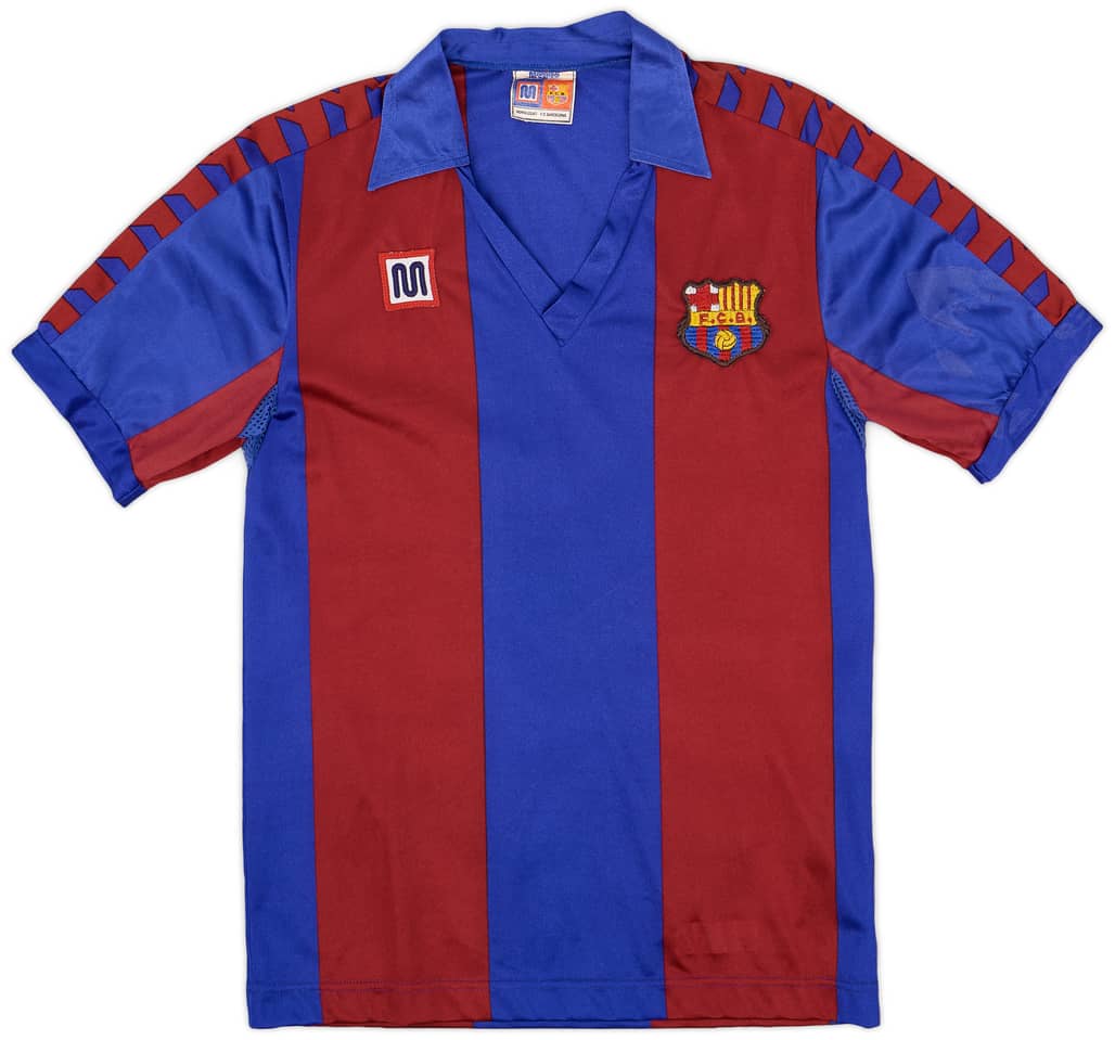 1984-89 Barcelona Home Shirt - 8/10 - (Y)