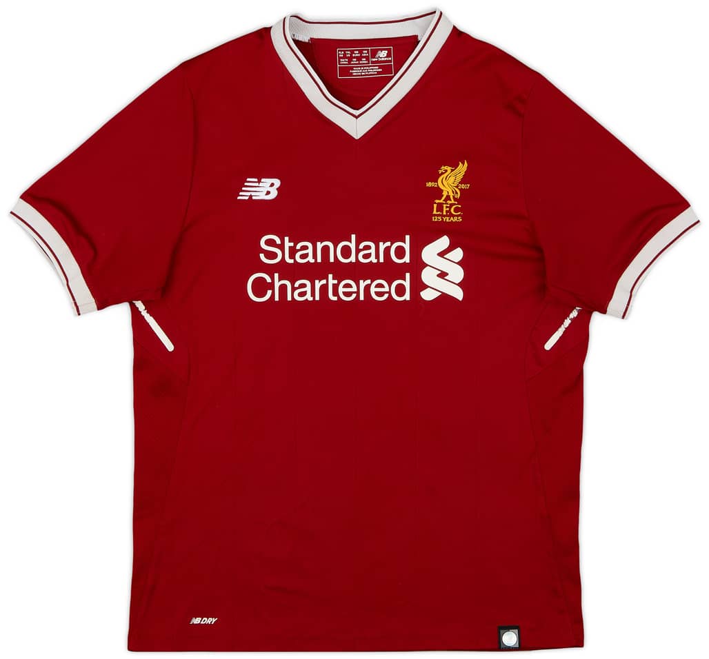 2017-18 Liverpool 125 Years Home Shirt - 6/10 - (XL.Boys)