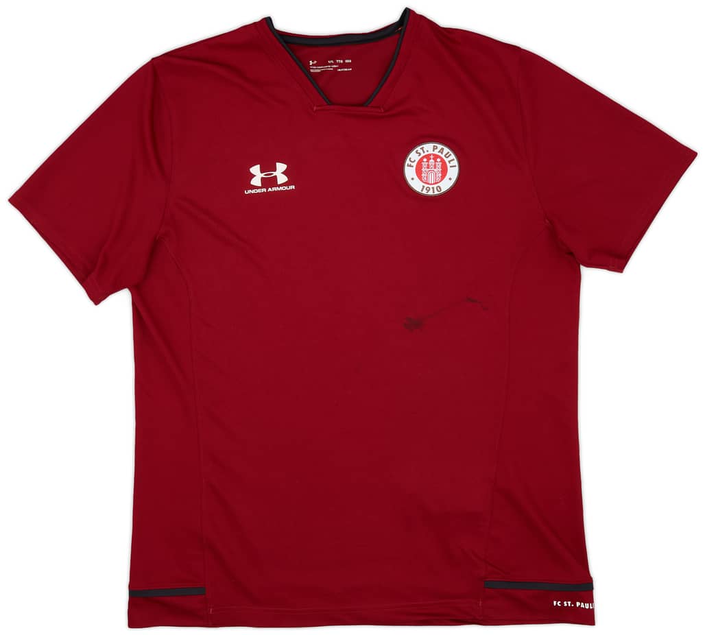 2020-21 St Pauli Under Armour Training Shirt - 8/10 - (XXL)