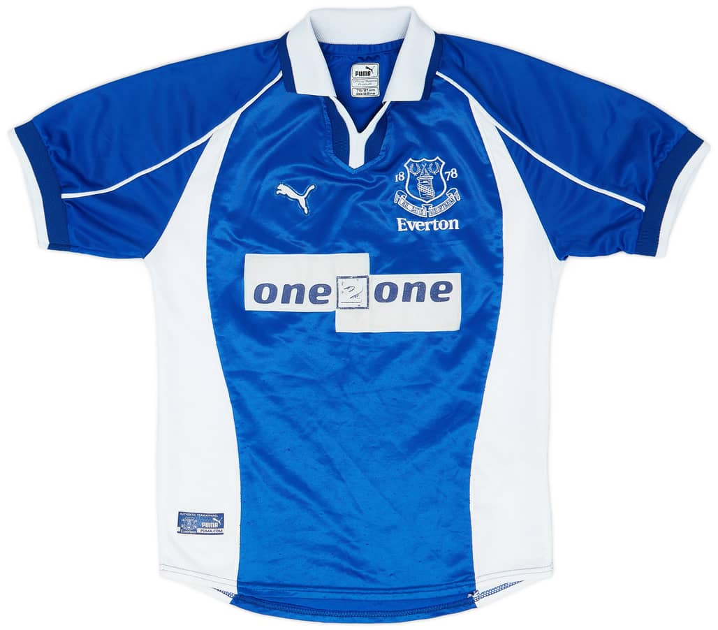 2000-02 Everton Home Shirt - 6/10 - (M.Boys)