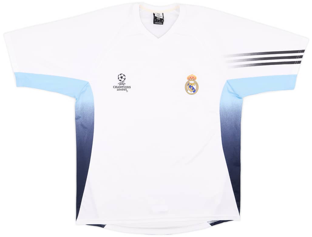 2003-04 Real Madrid adidas CL Training Shirt - 8/10 - (L/XL)