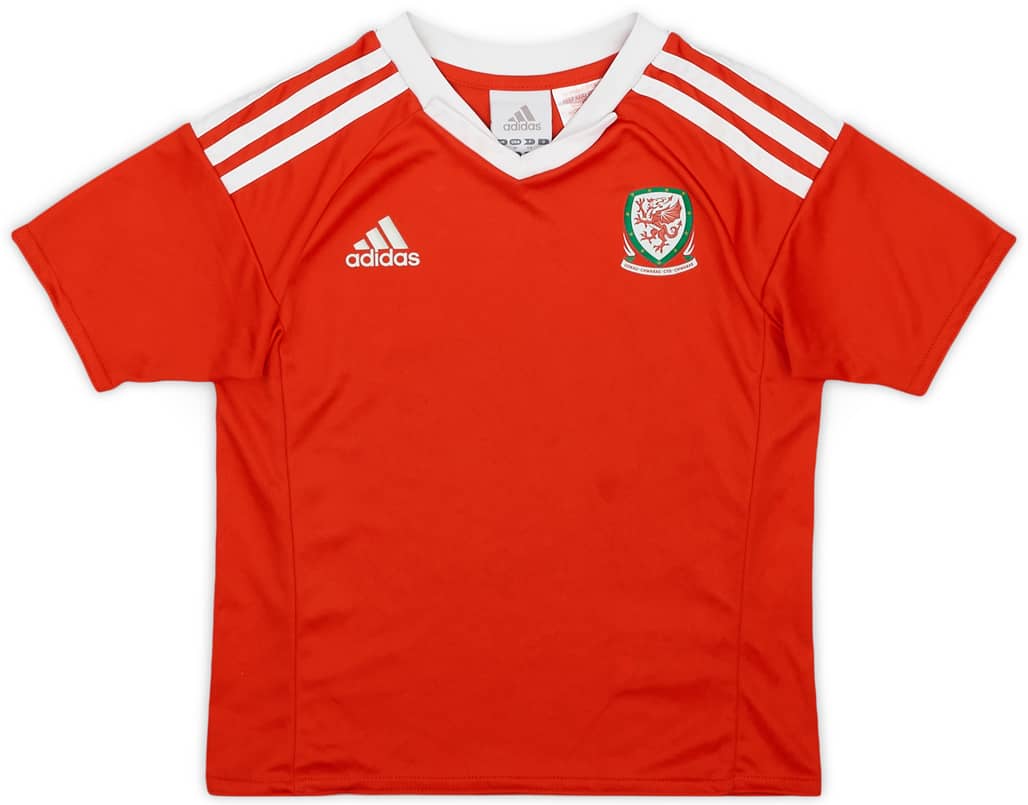 2016-17 Wales Home Shirt - 8/10 - (3-4 Years)