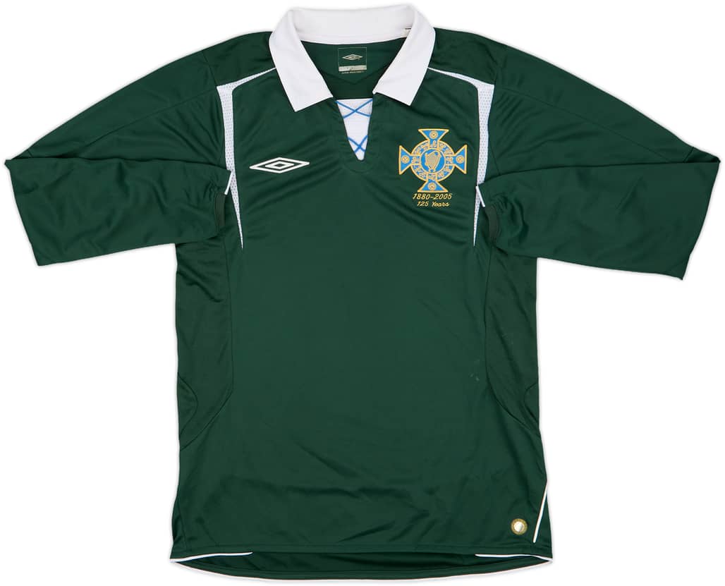 2005 Northern Ireland '125 Years' L/S Shirt - 8/10 - (S)